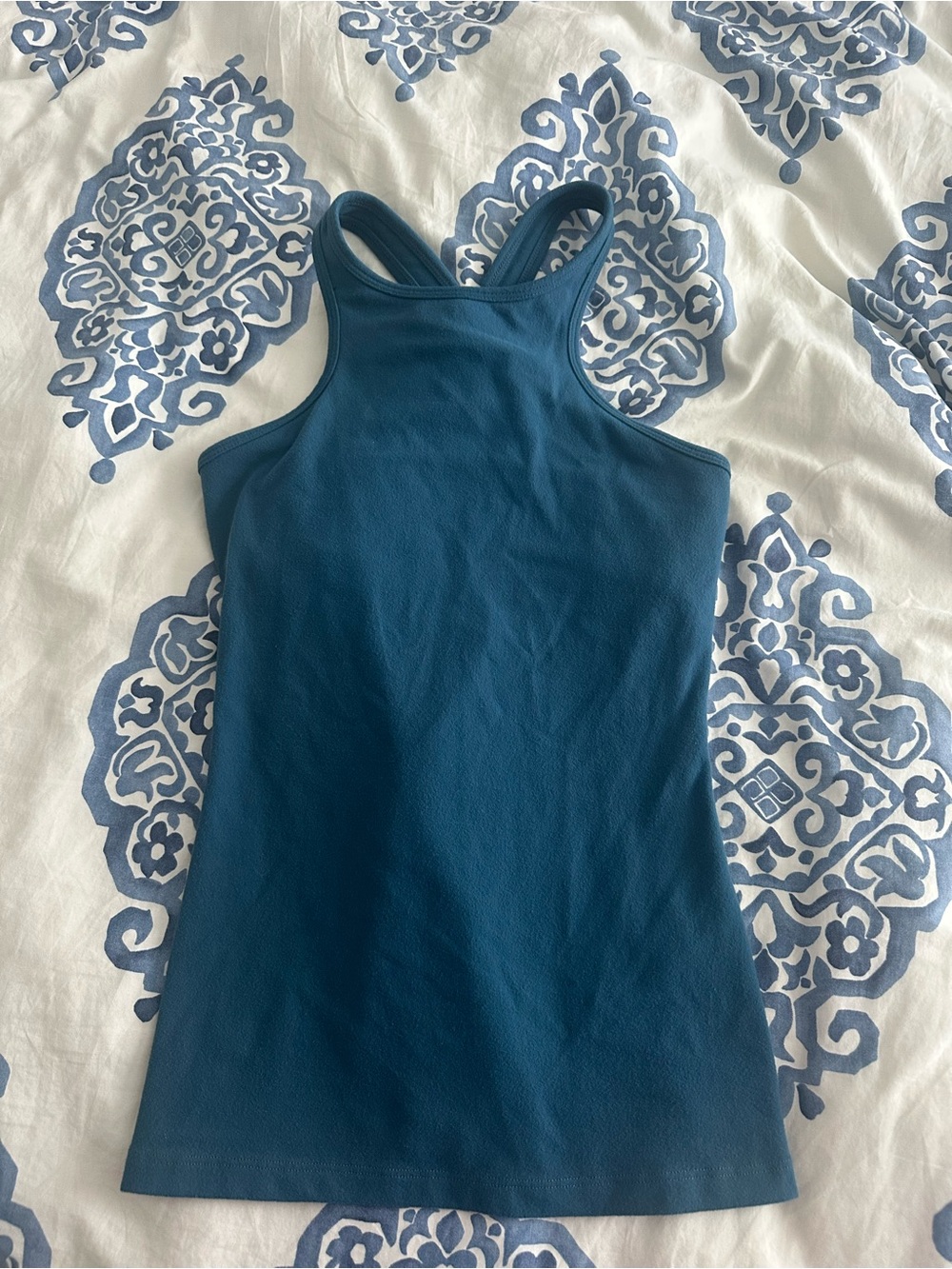 Beyond Yoga Deep Teal Racerback Tank